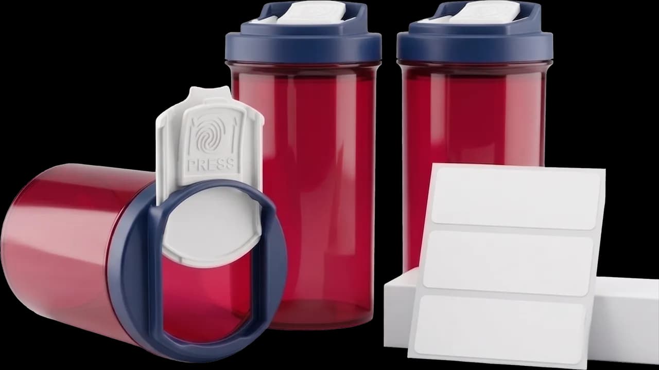 3 pack of SnapSlide with blank labels